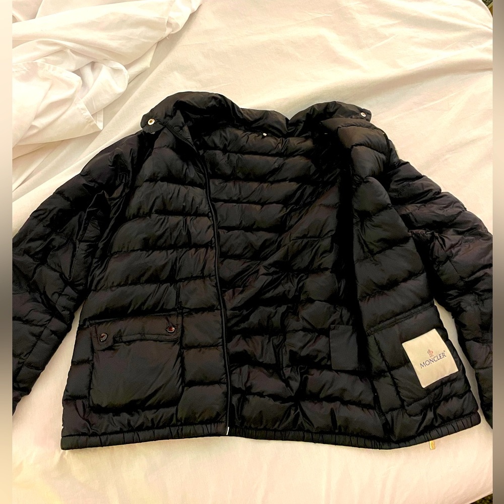 Moncler black coat